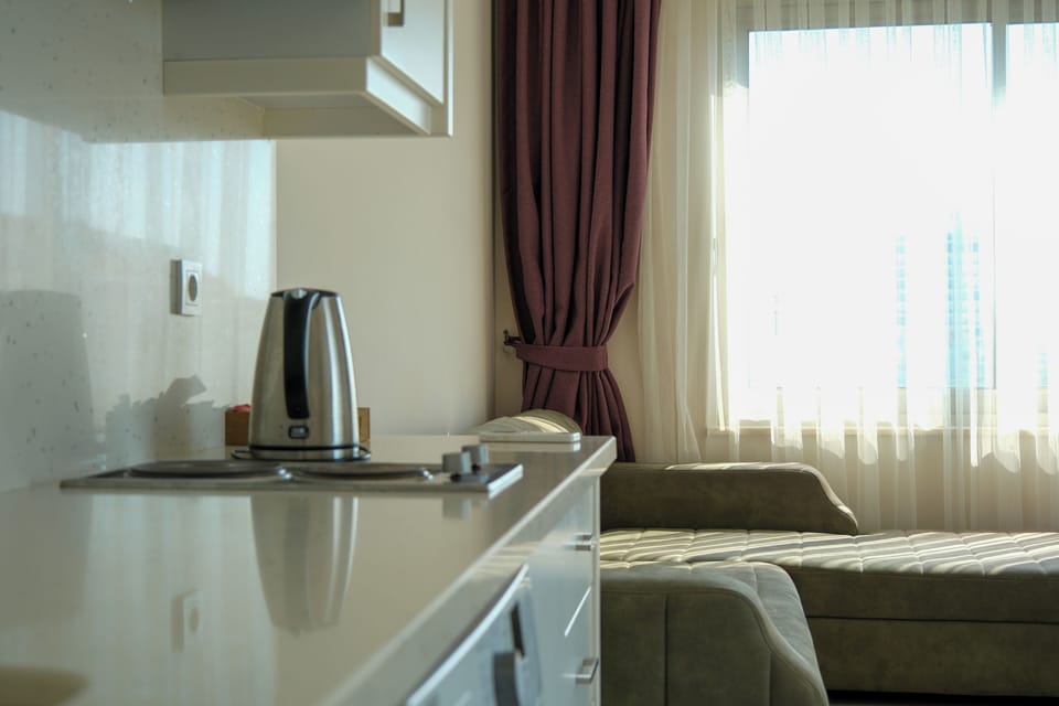 Comfort Double or Twin Room, Balcony, Mountain View | Private kitchen | Full-size fridge