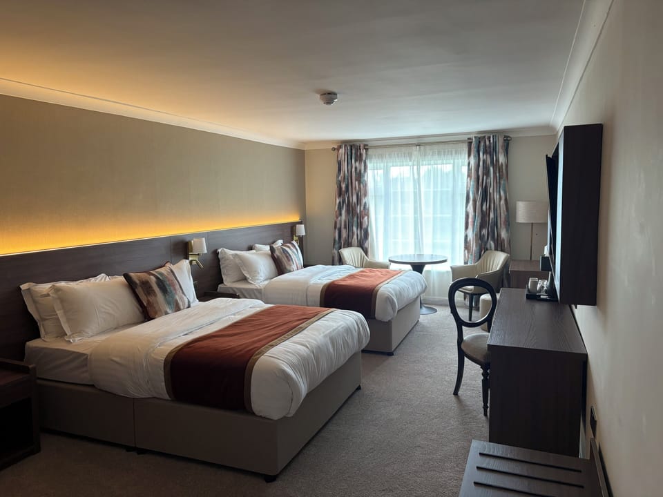 In-room safe, blackout drapes, iron/ironing board (on request)