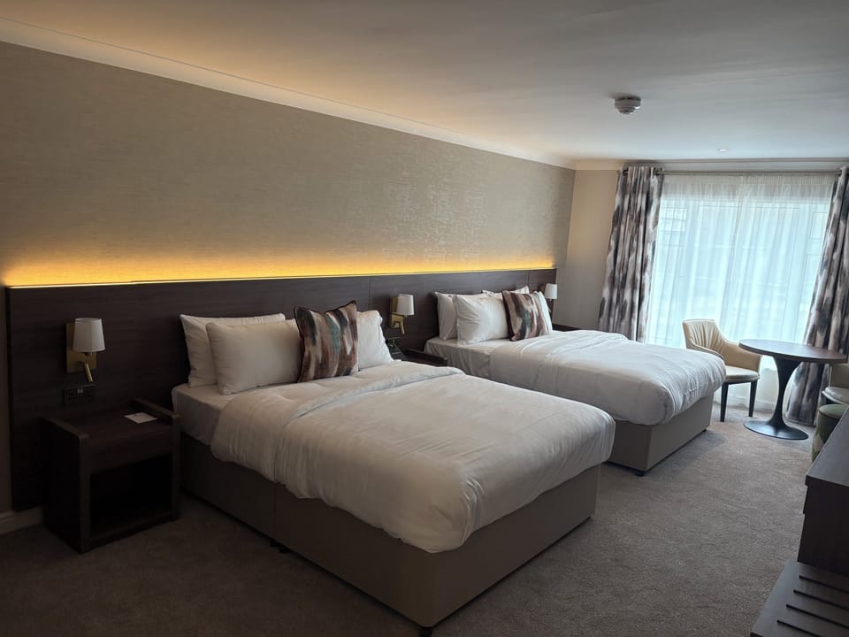 In-room safe, blackout drapes, iron/ironing board (on request)