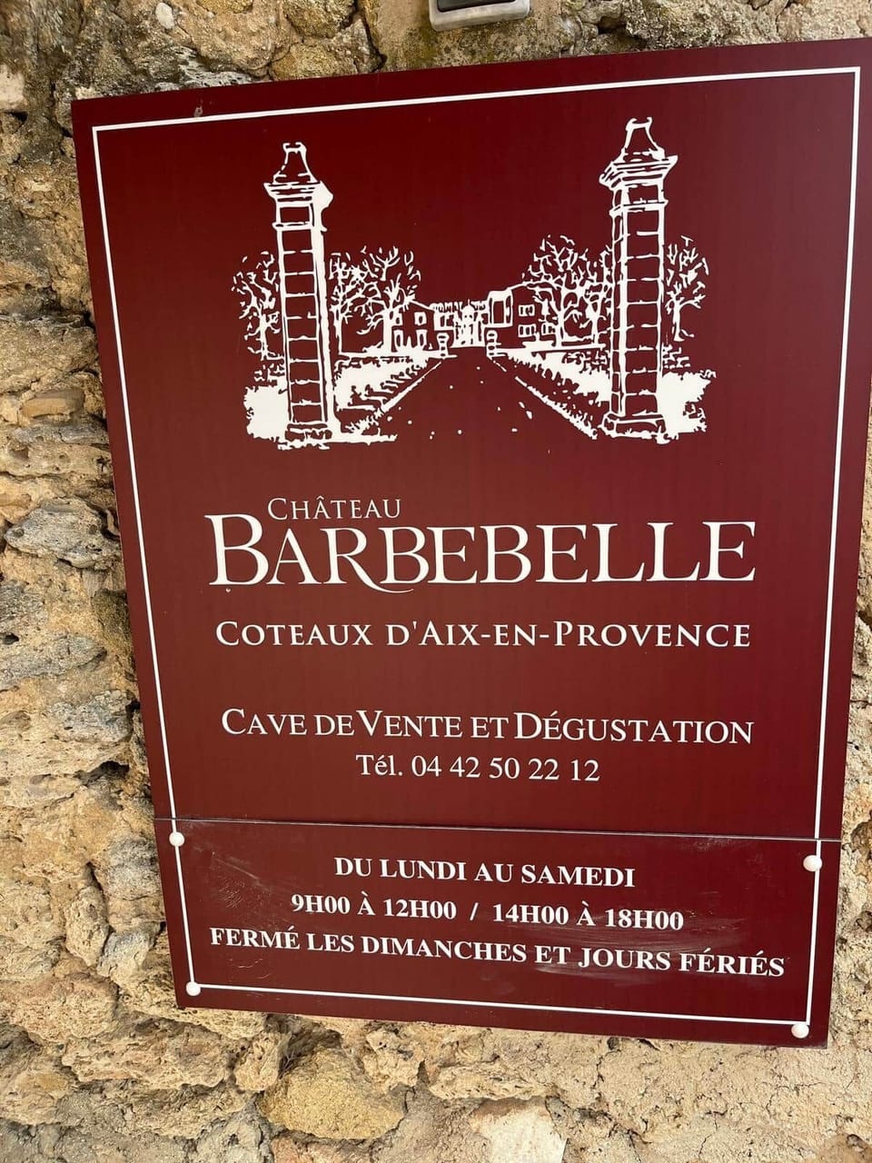 wine cellar château Barbebelle