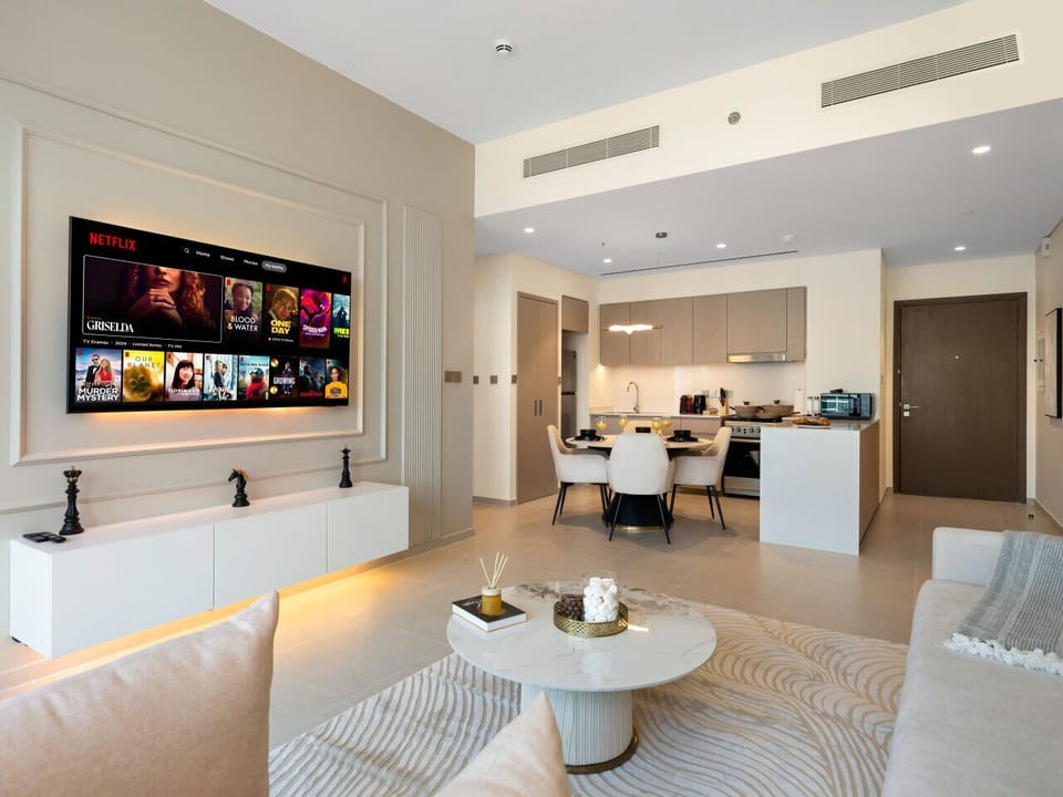 Relax and stream your favorites on the Smart TV