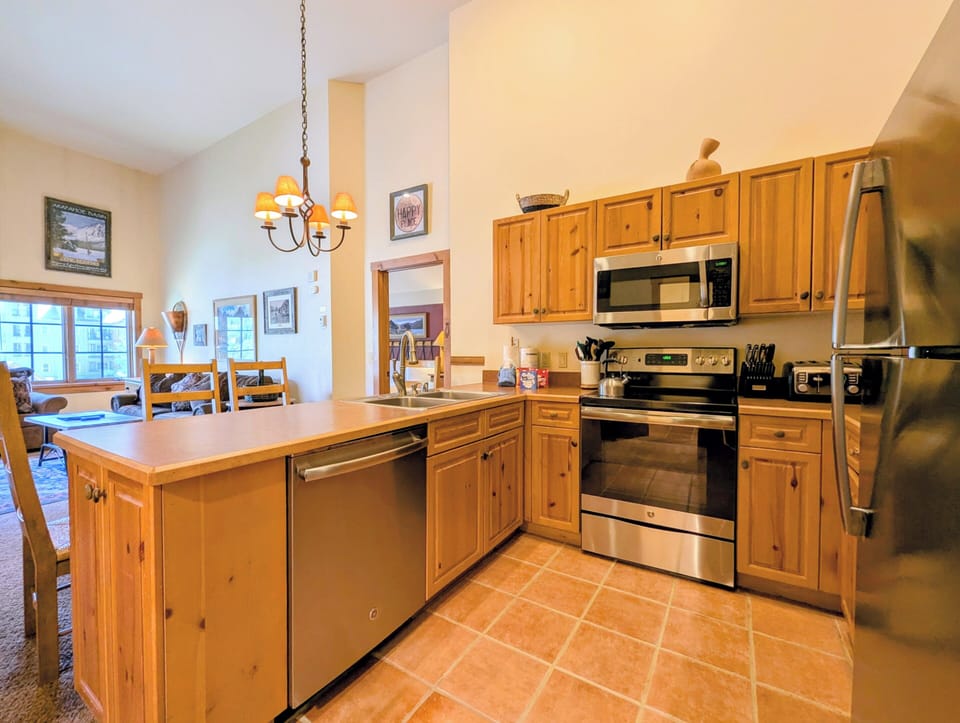 Fully equipped kitchen