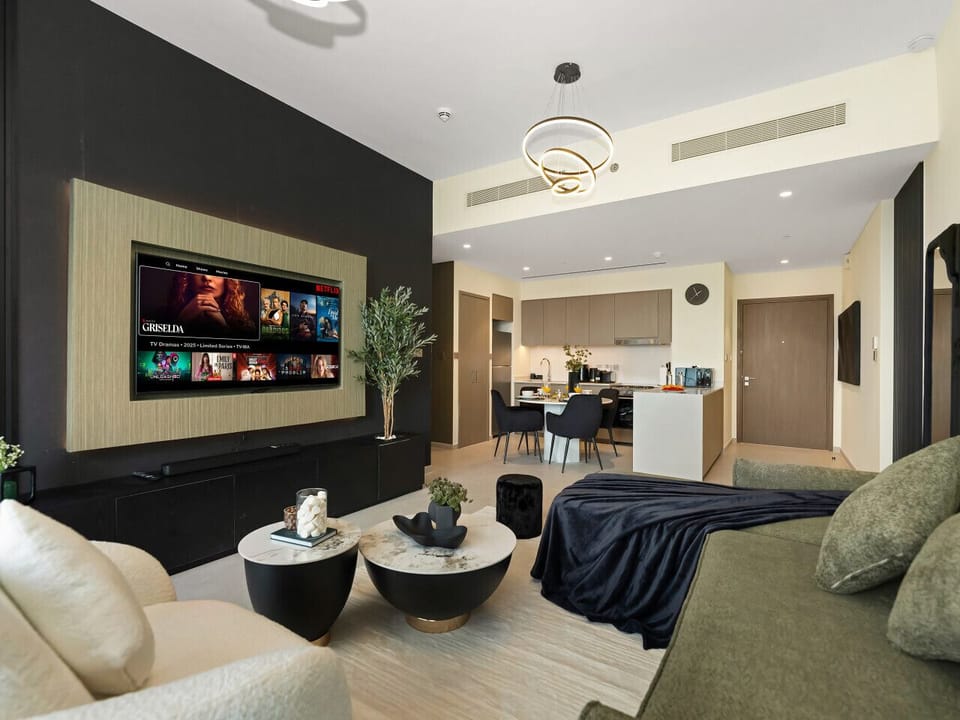 Relax and stream your favorites on the Smart TV