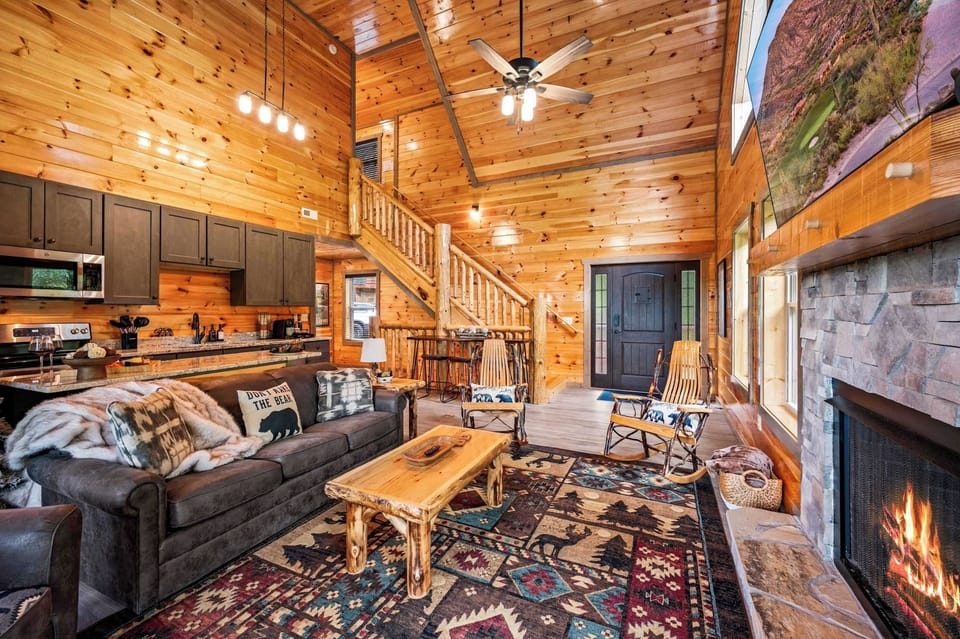Cozy open concept living