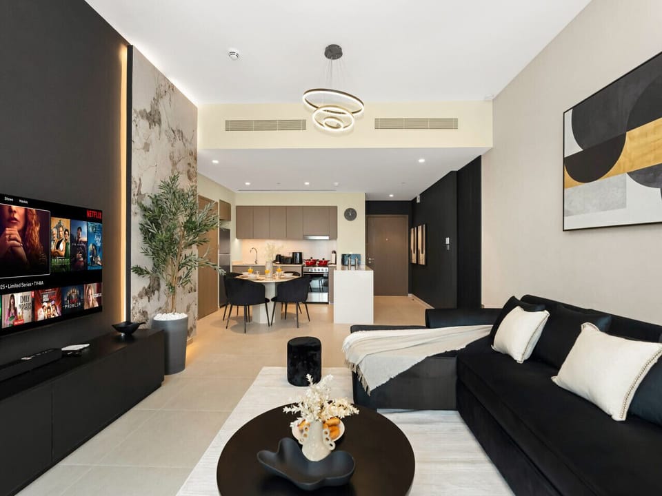Relax and stream your favorites on the Smart TV