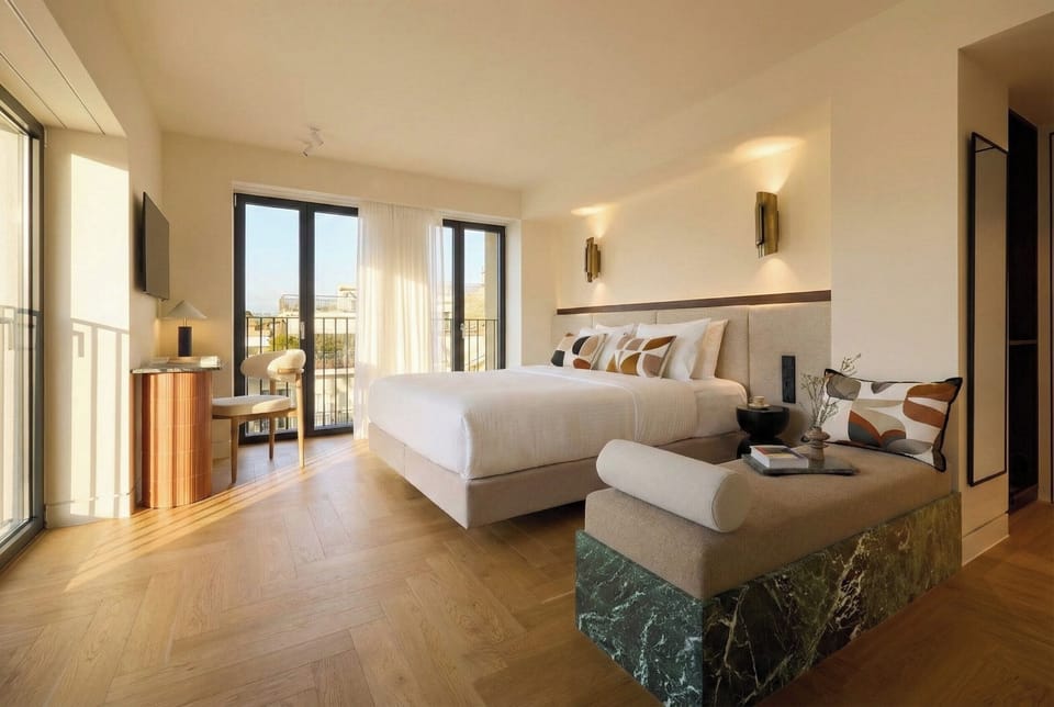 Elegant Room with City View | Minibar, soundproofing, iron/ironing board, free WiFi