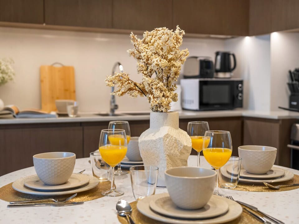 Cozy dining setup for shared meals