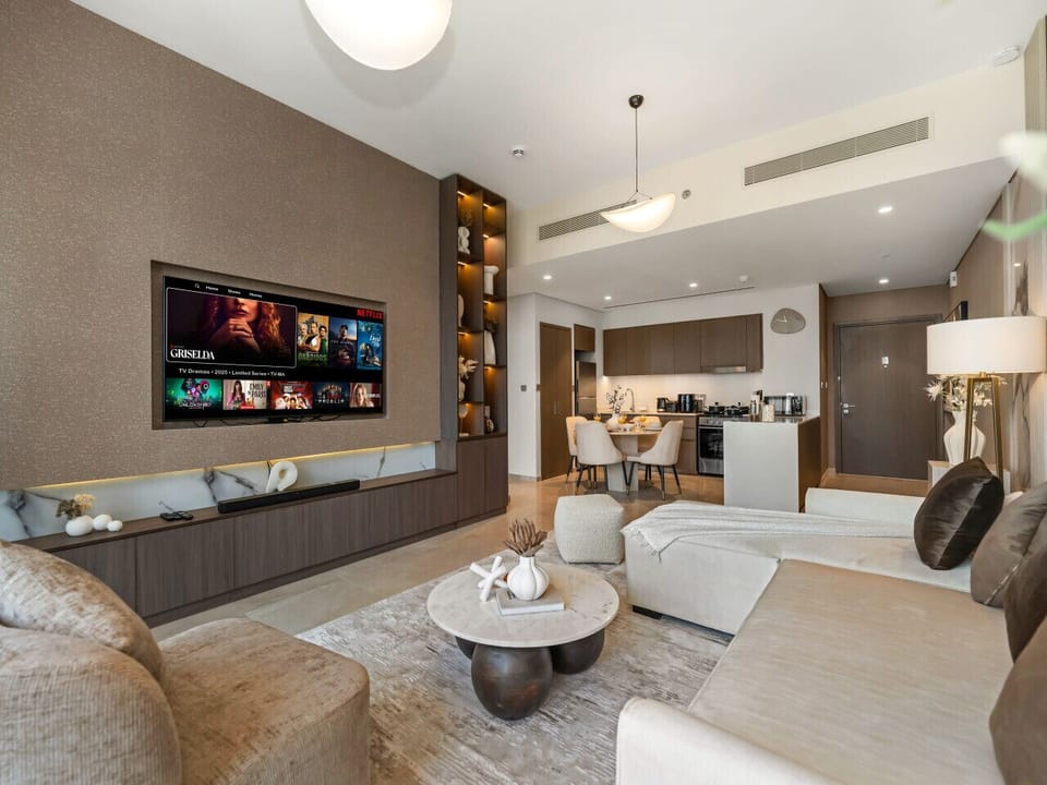 Relax and stream your favorites on the Smart TV
