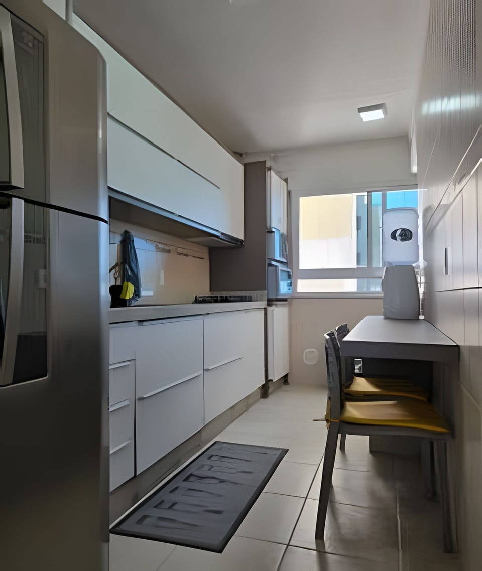 Apartment | Private kitchen | Full-size fridge, microwave, cookware/dishes/utensils