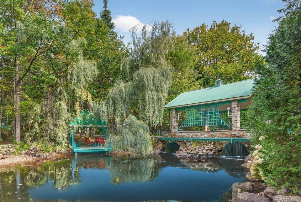 Small bridge over the river