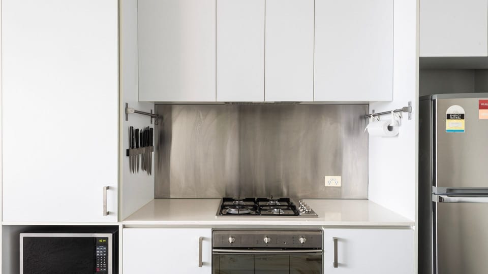 Cook up delicious meals in the fully equipped modern kitchen.