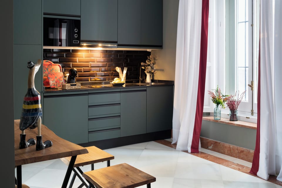 Apartamento Estudio | Private kitchenette | Coffee/tea maker