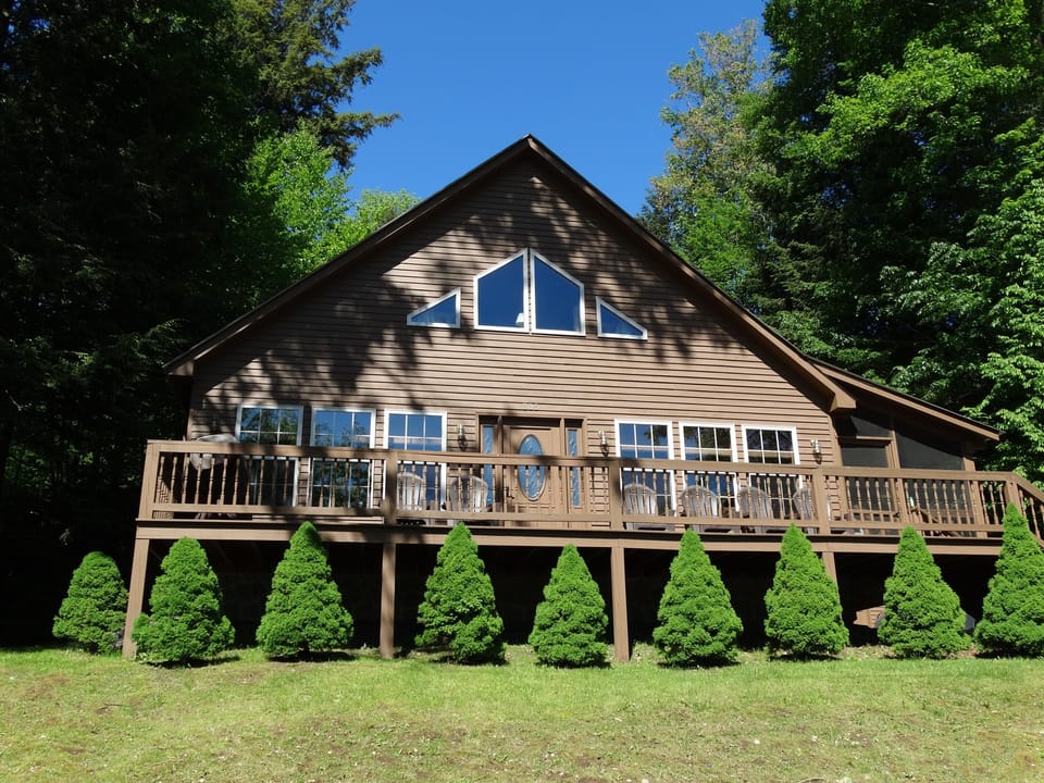 Front porch and screened-in side porch