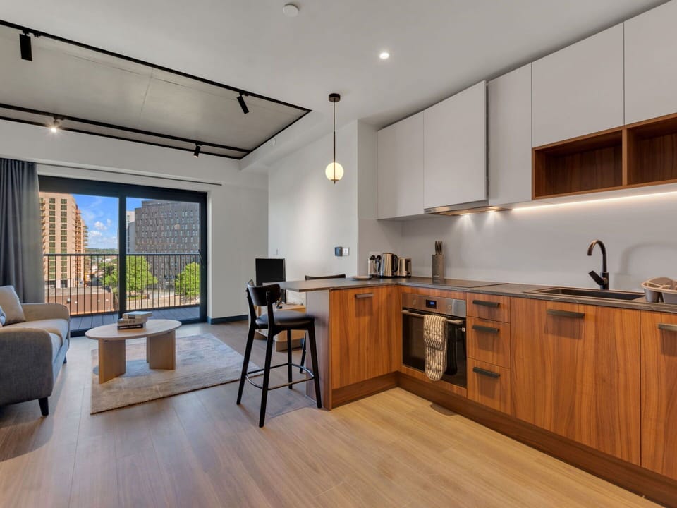 Apartment, Condominium, Balcony, Countertop, Hotel, Penthouse Apartment, Kitchen
