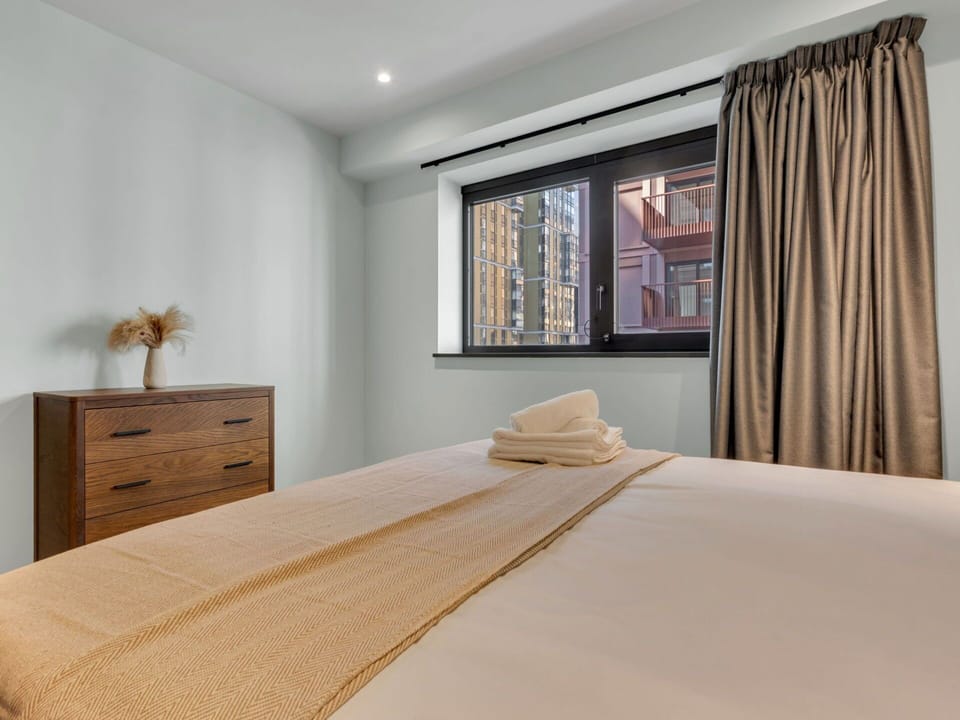 Interior Design, Wood, Flooring, Floor, Furniture, Ceiling, Room, Lighting, Bedroom, Bed