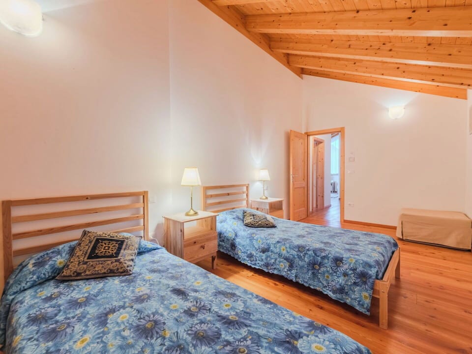 Wood, Interior Design, Ceiling, Floor, Bedroom, Flooring, Bed, Home, Bed Sheet, Wood Flooring
