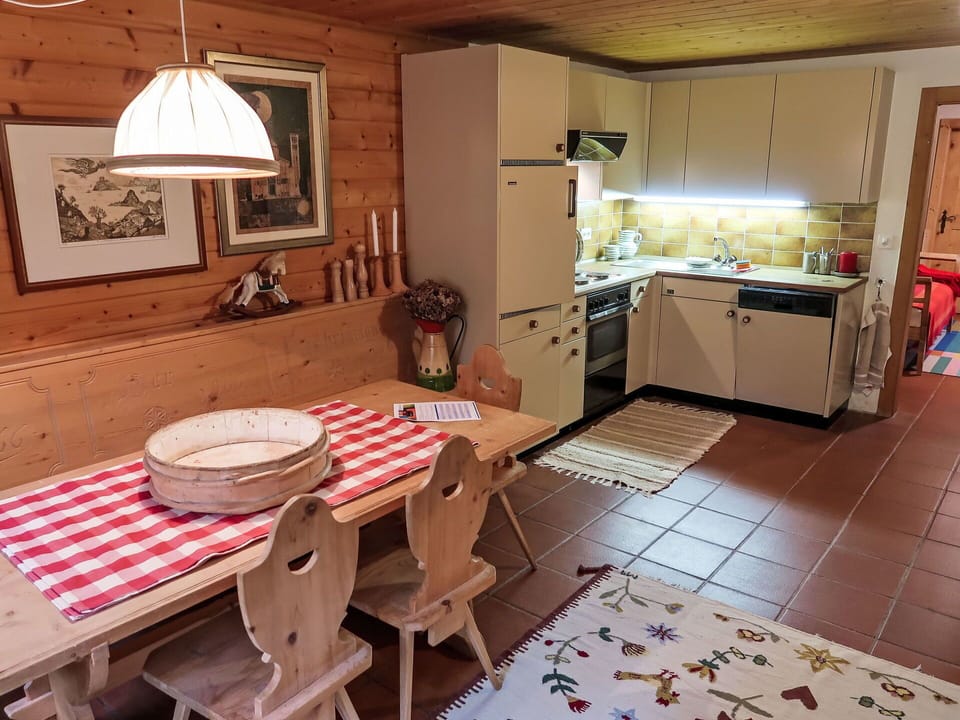 Furniture, Interior Design, Wood, Flooring, Ceiling, Table, Floor, Kitchen & Dining Room Table, Room, Chair