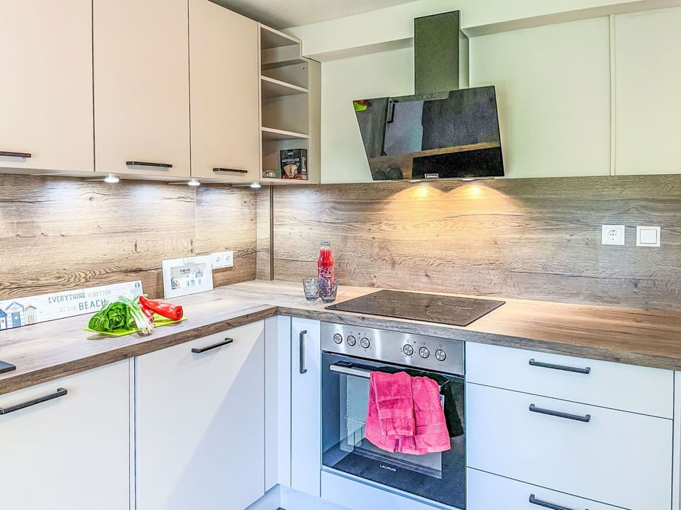 Kitchen, Kitchen Appliance, Countertop, Major Appliance, Cabinetry, Interior Design, Flooring, Wood, Home Appliance, Home