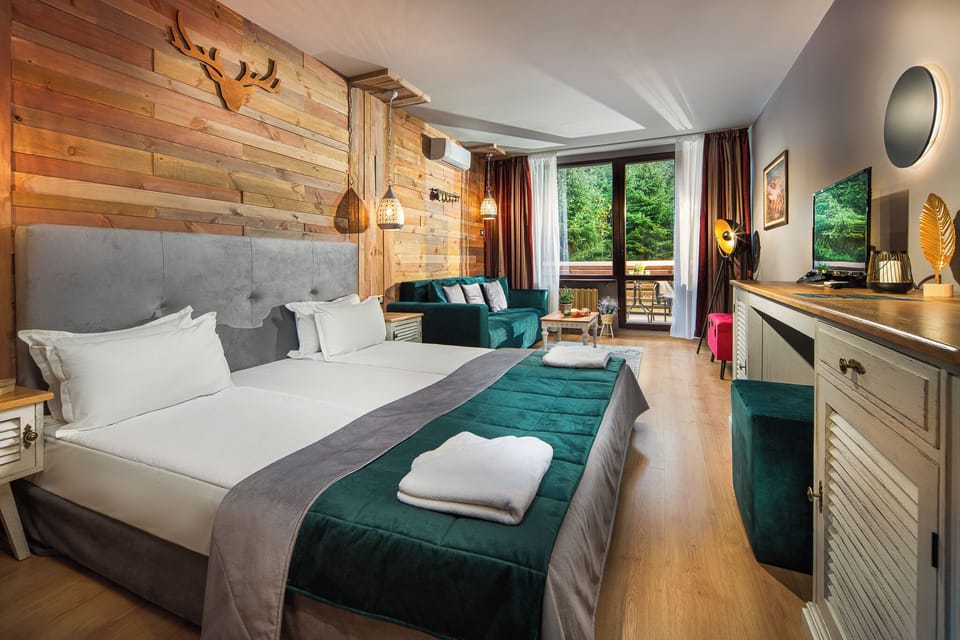 Deluxe Double Room | Desk, blackout drapes, iron/ironing board, free WiFi