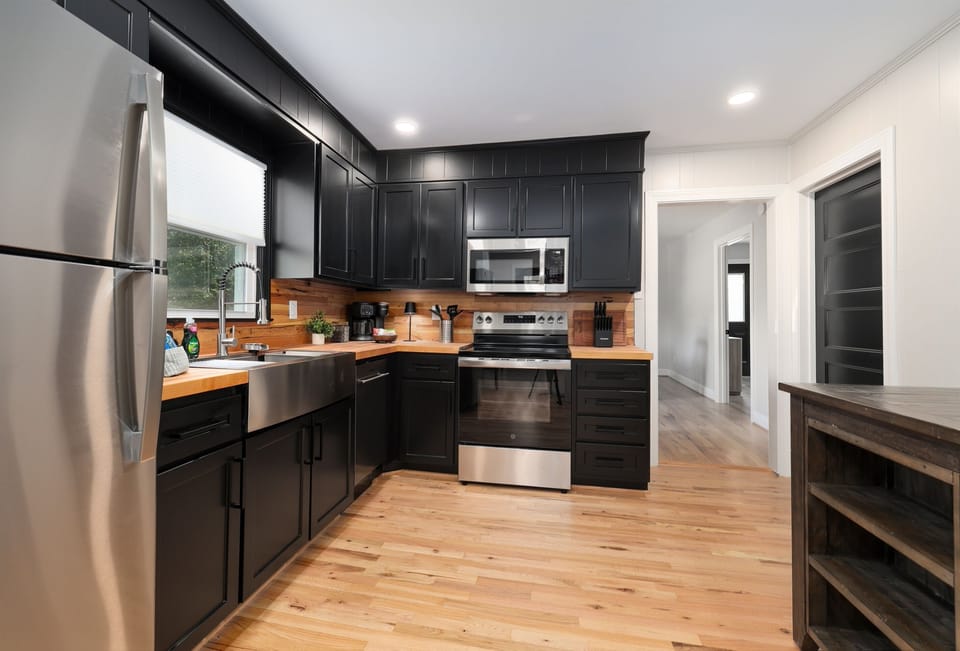 expansive kitchen