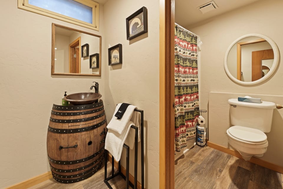 Bathroom in basement
