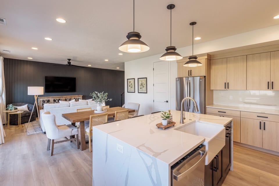 Kitchen Island View