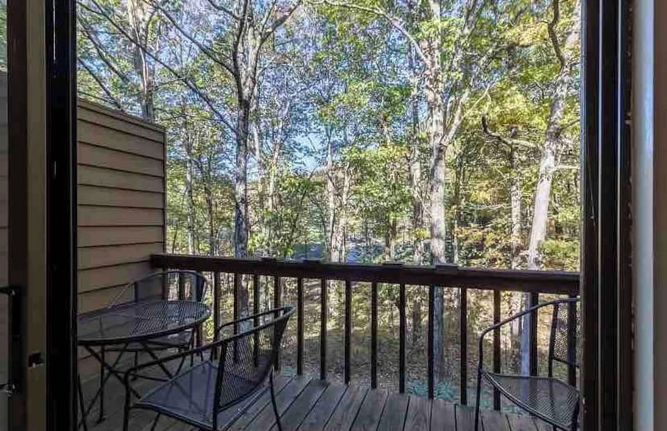 Private patio for a nice cup of coffee or drink with Mountain View 