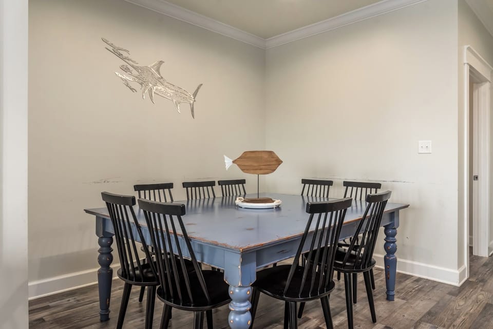 Coastal Château Dining Table for Eight