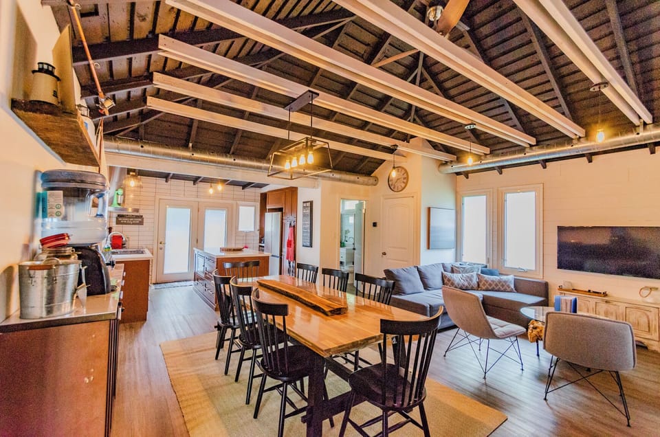 Dining Area overlooking the kitchen and living room