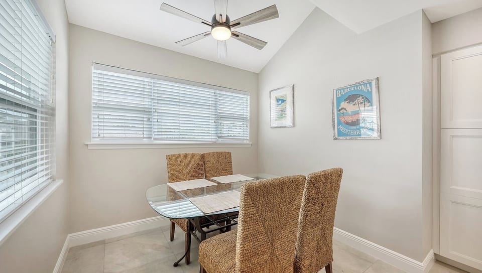 Extra seating at Dining area