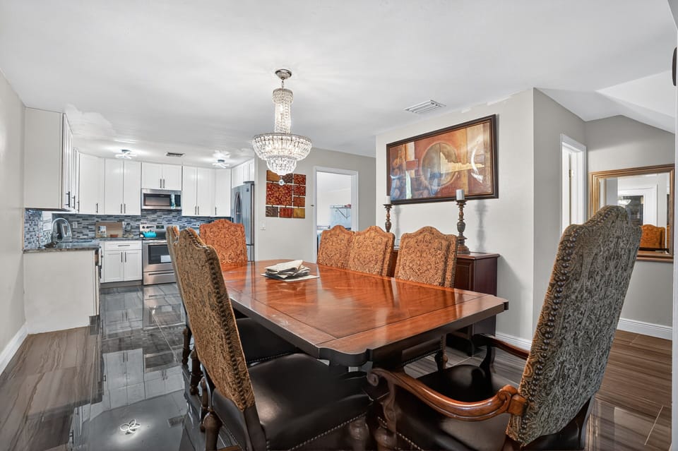 Building, Dining Room, Dining Table, Furniture, Indoors