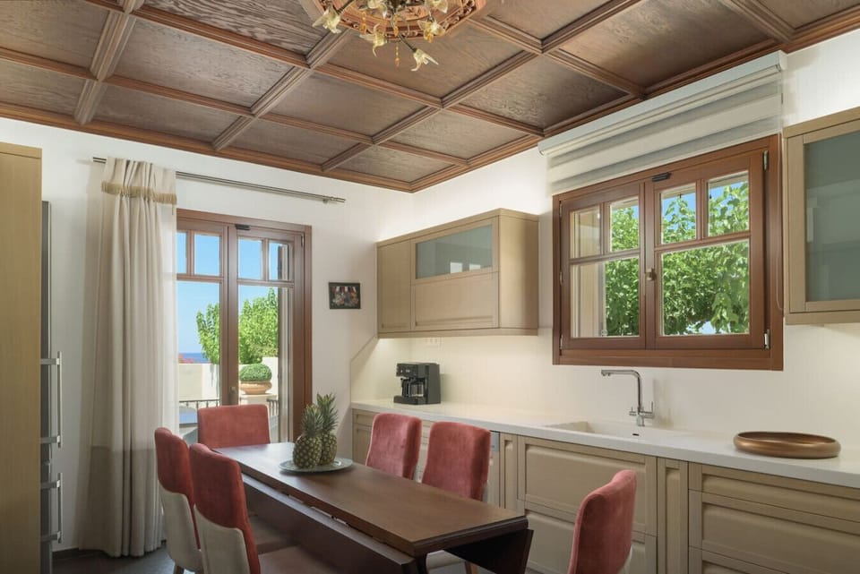 A fully equipped kitchen for culinary creations.