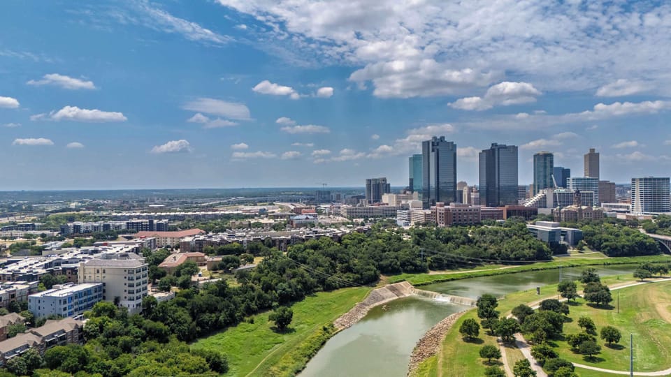 A beautiful view of downtown Fort Worth.
