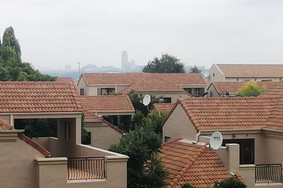 View of Sandton City from upstairs balcony
