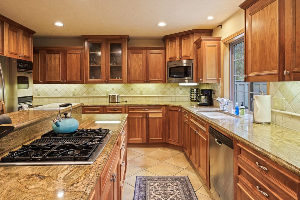 Gas stove top