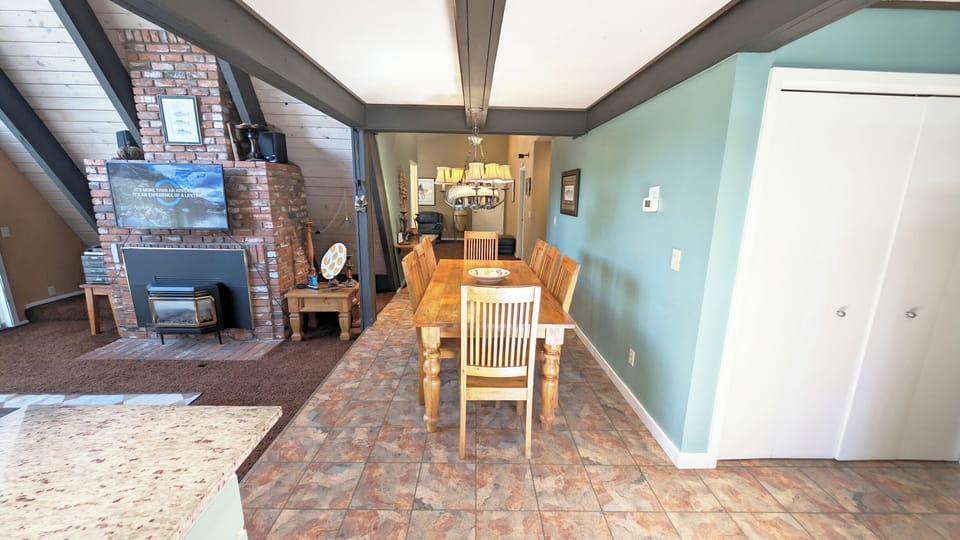 Dining leading to Family Room