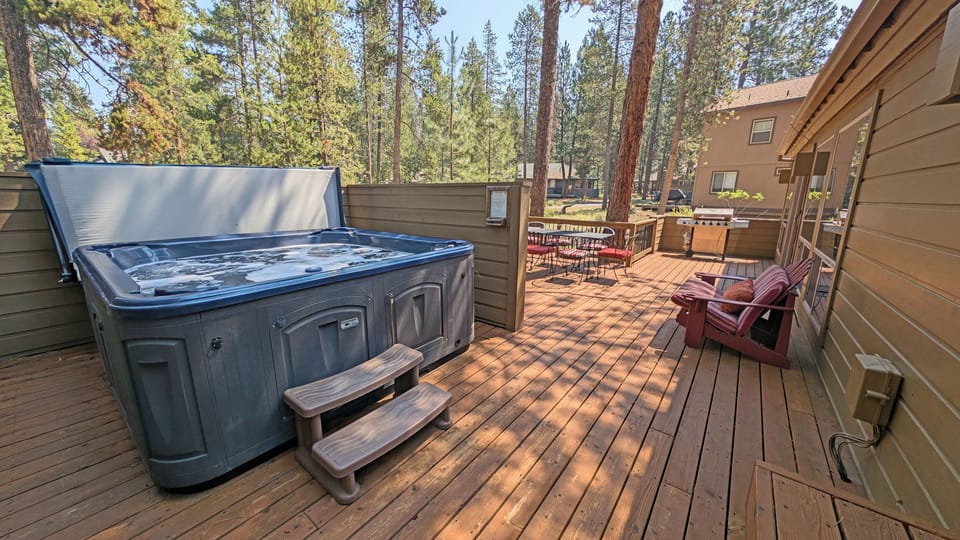 Soak in the sun in the Hot Tub