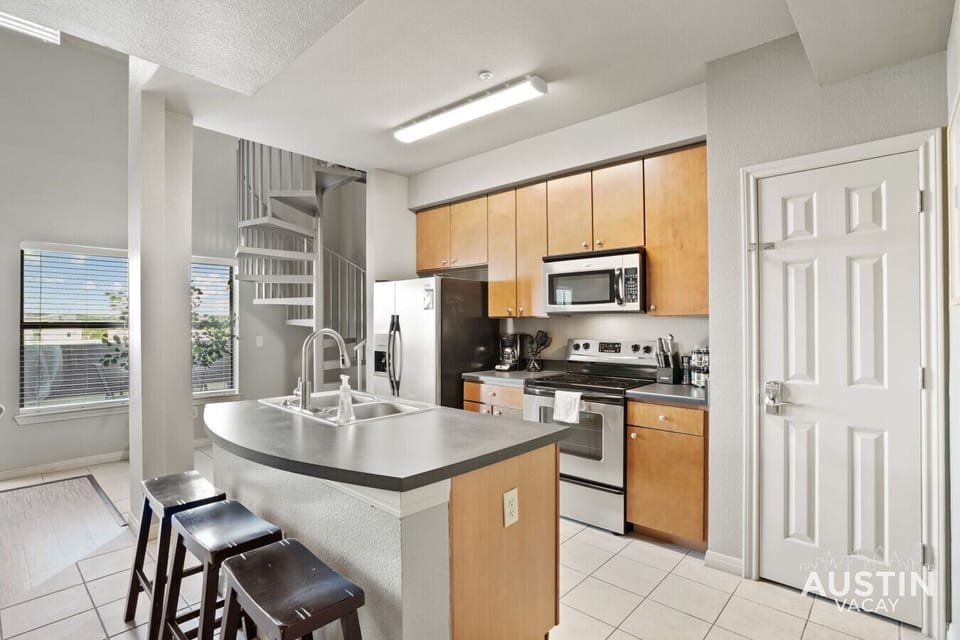 Fully equipped kitchen with all the essentials and dishwasher