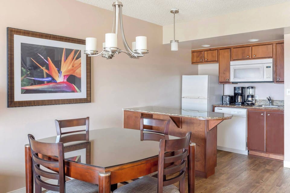 Separate dining area