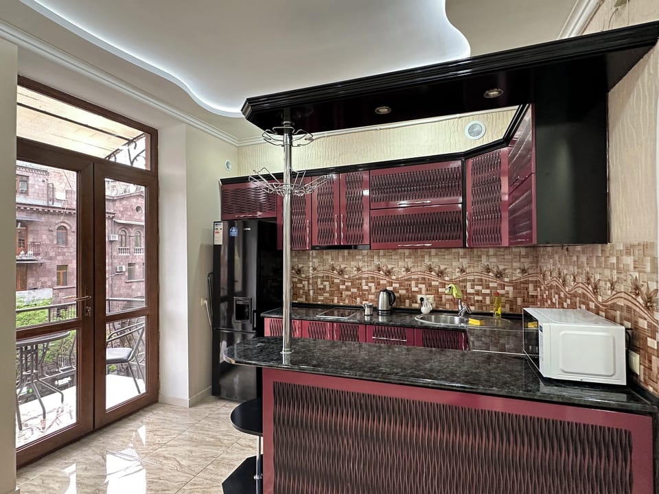 Economy Apartment, Balcony | Private kitchen