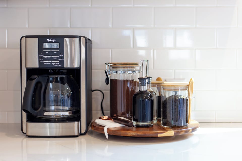 Coffee and Tea Bar featuring Locally Roasted Coffee and Michigan Made Teas