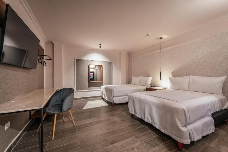 Bedroom. Interior and views may vary by availability.