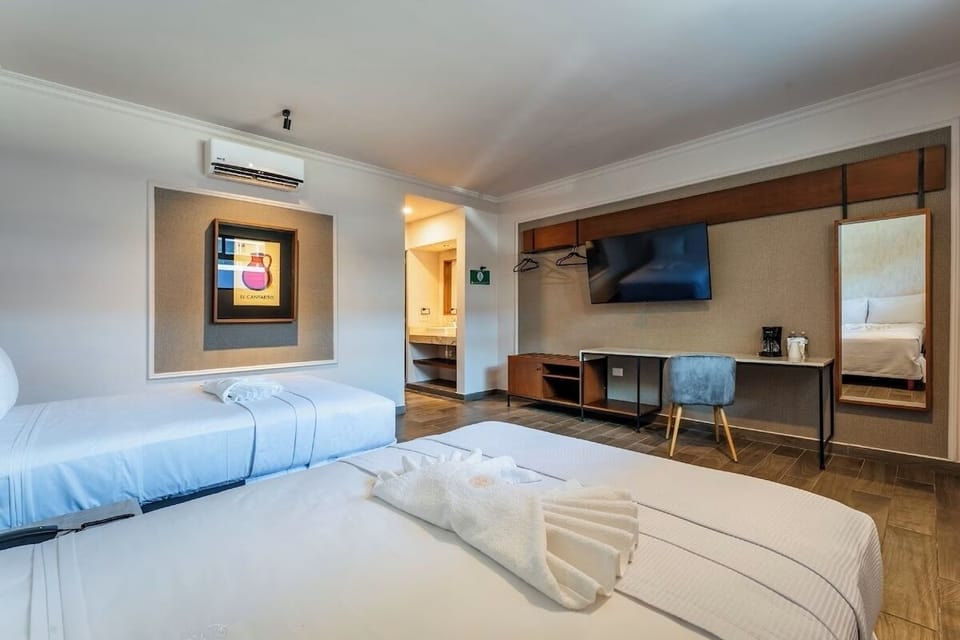 Bedroom. Interior and views may vary by availability.