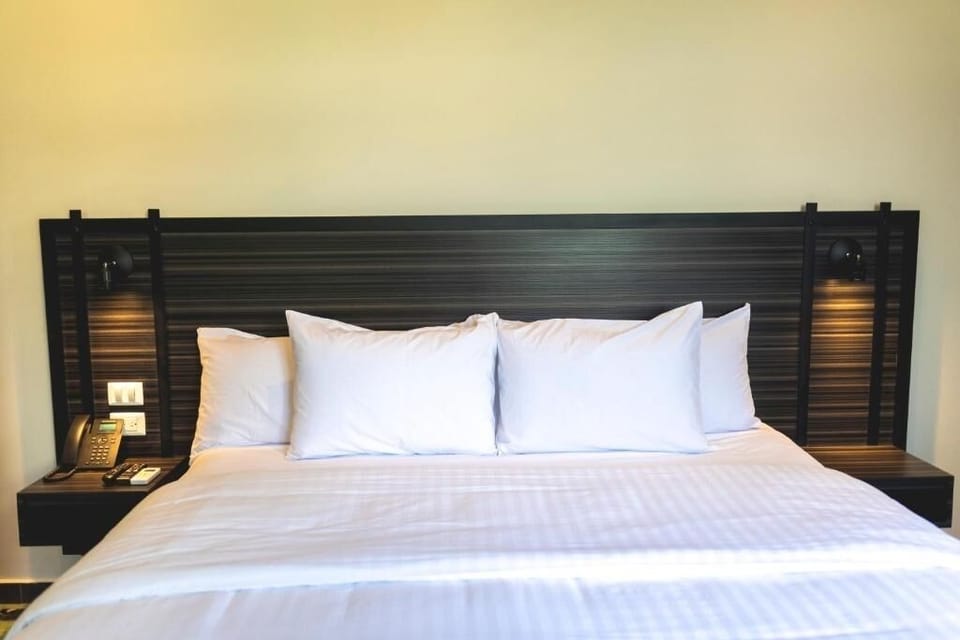 Bedroom. Interior and views may vary by availability.