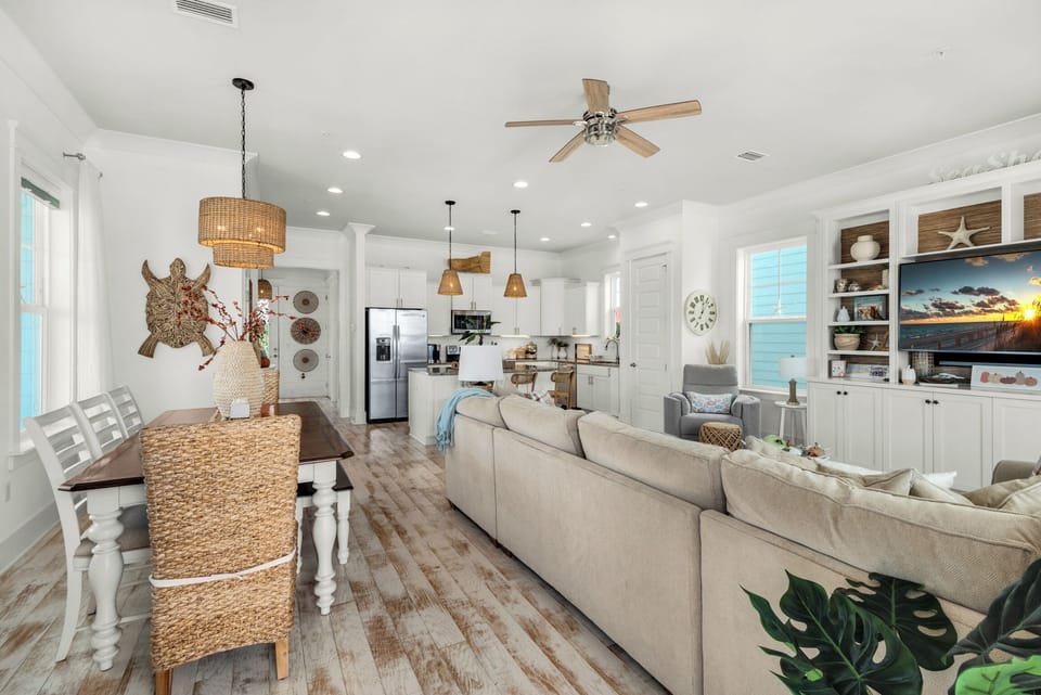 Living and dining space
