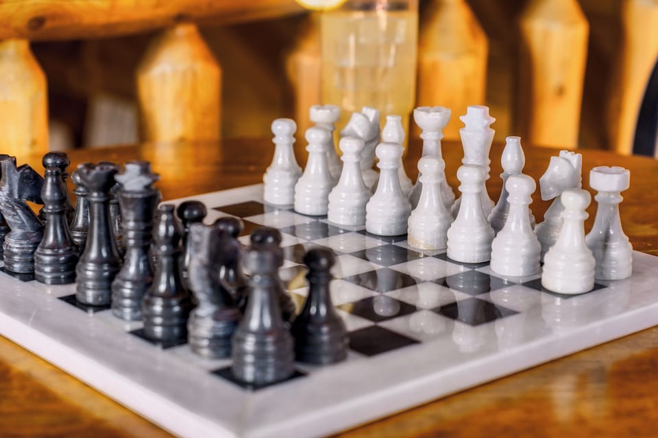 Chess: A cabin classic. 