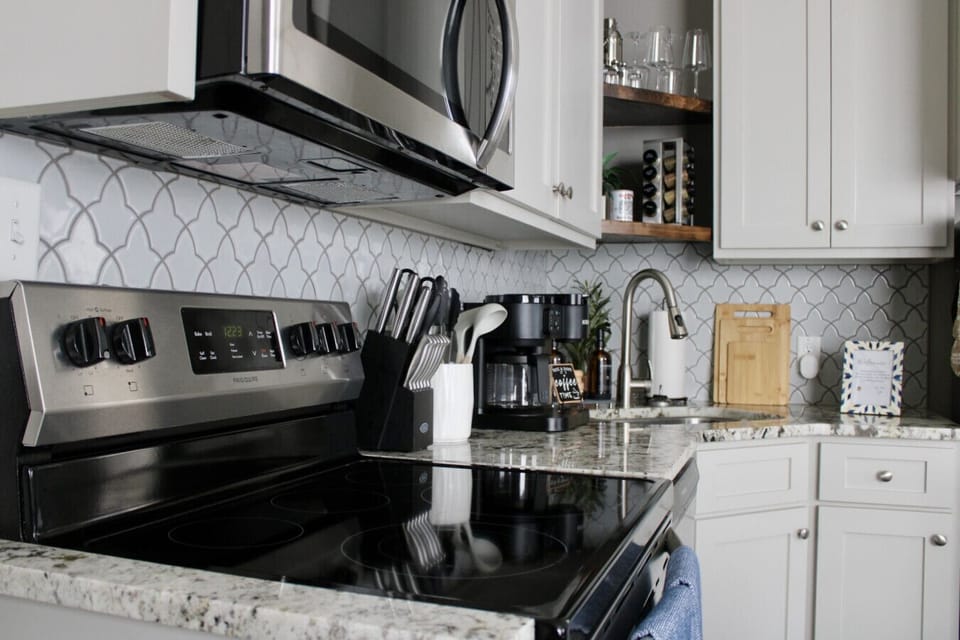 Gourmet Kitchen: Cook up a storm in this modern space with sleek appliances and ample counter room!