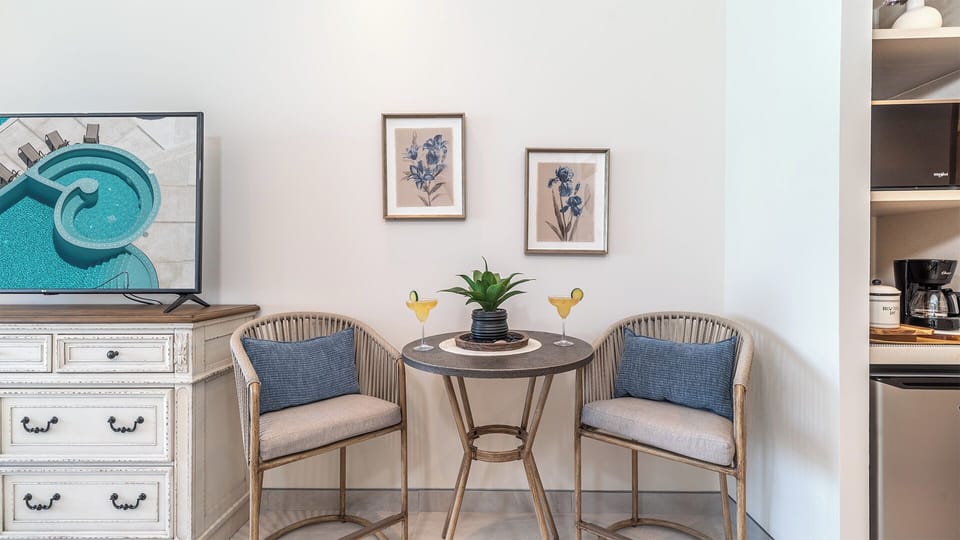 Cute table for two in the main space