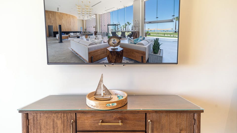 TV and dresser