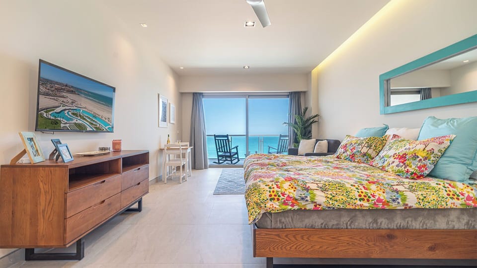 Enjoy the spacious hotel room style layout